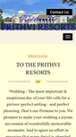 Mobile Screenshot of prithviresorts.com